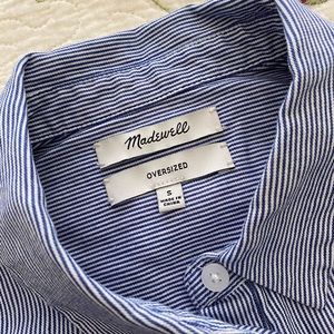 madewell boyfriend fit button down